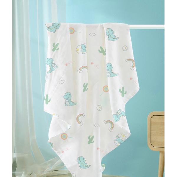 Естественная Crinkled одежда 57 ткани марли муслина младенцев медленно двигает Breathable