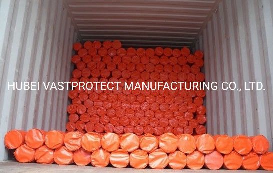 12 Prime Orange PE Tarpaulin Roll Waterproof Sun-shade Прочный и тяжелый материал