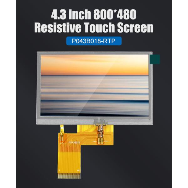 Polcd ST7262E43 4,3-дюймовый ЖК-дисплей Hdmi 800x480 с сенсорным дисплеем RGB 24 бит