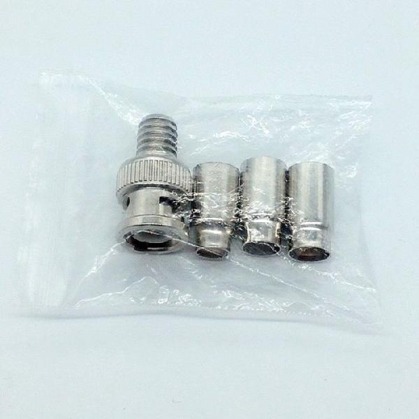 Friso masculino de BNC no conector de cabo coaxial da porca da baioneta do estilo para o CCTV de RG58/RG59/RG6