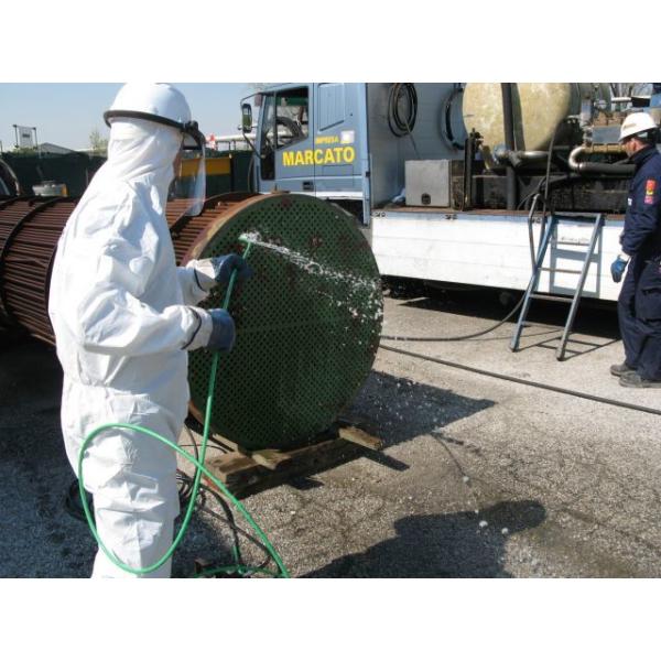 Équipement de nettoyage de canalisations industrielles 1500 bars, machine hydrojet diesel