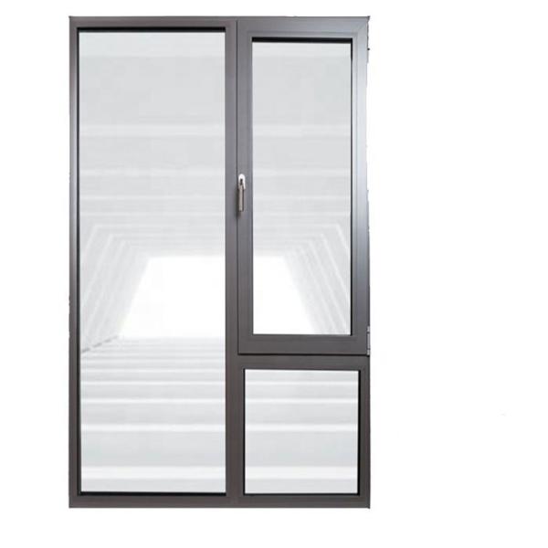 Chinese Top White Frame Aluminum Alloy Casement Windows for Security and Louvre