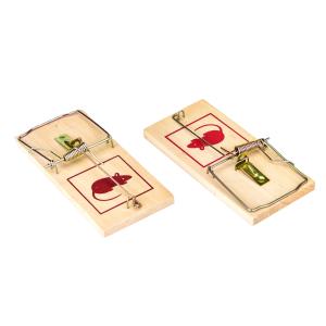 Reusable Wooden Mousetraps for Home Garden Pest Control Eco-Friendly and Durable