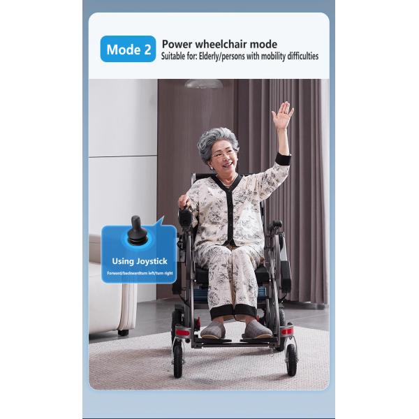 Hospital And Home Folding Electric Mobility Chair For Mobility Assistance