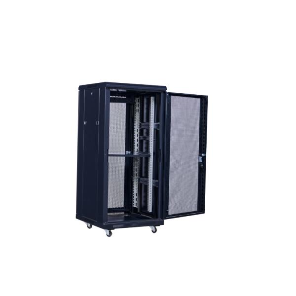 SPCC Cold Rolled Steel 22U Network Server Rack Mount for Data Center Cooling System