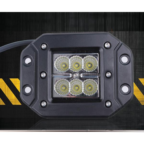 IP67 CREE 18W LED Work Lights 6000K Cool White 1620 Lumens 4.5 Inch Led Mining Light
