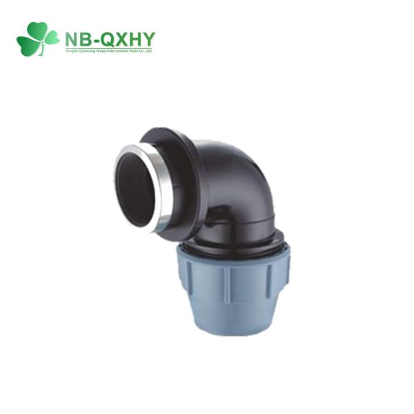 Cor clara QX Pn16 PP de compressão de alta pressão para aplicações de canalização