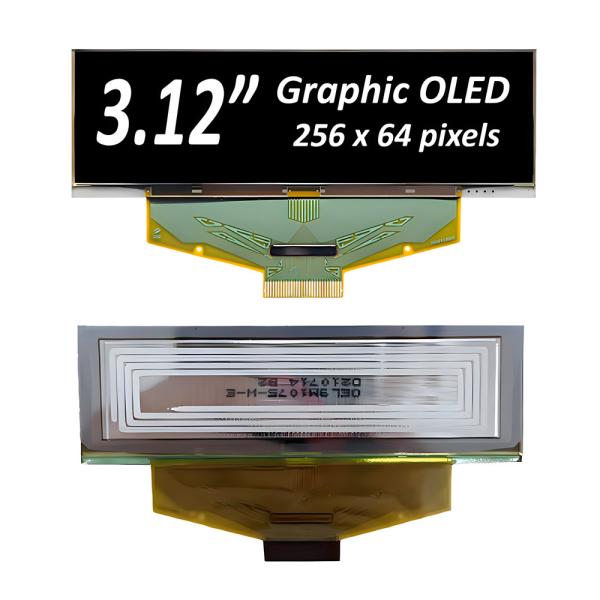 SAEF Промышленный класс 3.12 дюймовый OLED дисплей 256x64 пикселя 30 пин COF SPI/Паралельный/I2C интерфейс