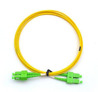 High Return Loss Fiber Optic Patch Cable 2.0mm LSZH For Local Area Network