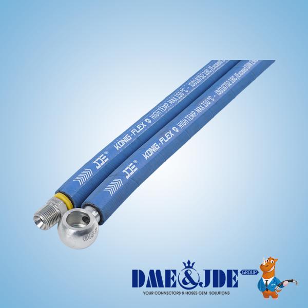 2SN/R2AT Smooth Cover Double Wire Braided Hydraulic Hose Exceeds SAE 100R2AT
