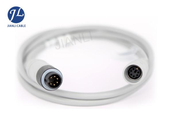 Pure Copper Mini Din CCTV Camera Cable Male To Female For Car Video / Audio Signal