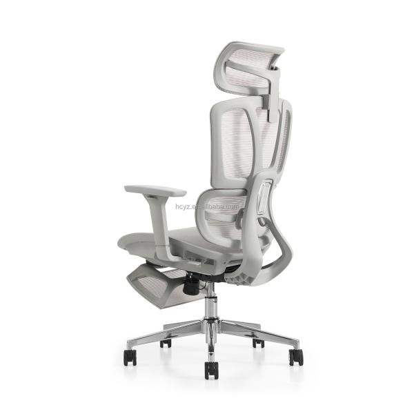 Ergonomic Massage PP Shell Swivel Mesh Office Chair With 3D Adjustable Armrests