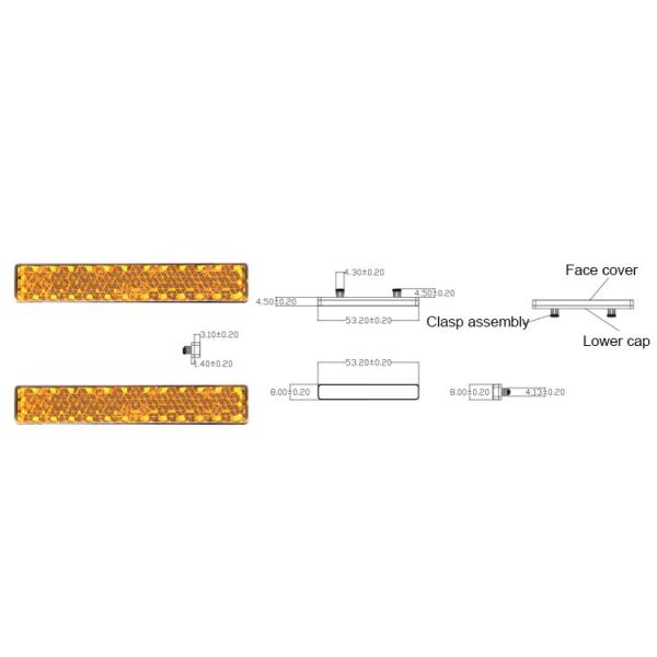 Custom Mountain Bike Reflex Reflectors