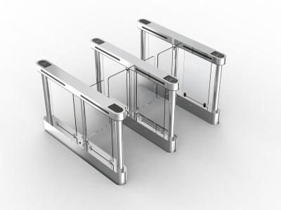 Automatic Pedestrian Swing Barrier Turnstile Security OEM Access Control Swing Gate