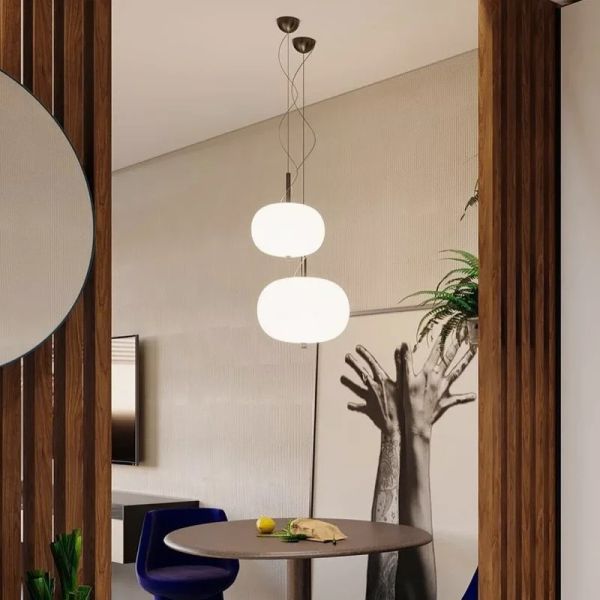 Scandinavia Pendant Light Big Glass Ball Ceiling Chandelier Suspension Hanging (WH-GP-199)