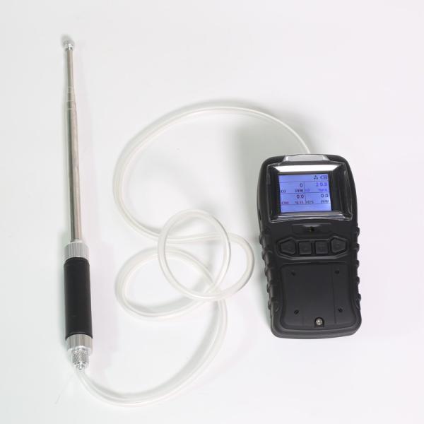Portable Multi Gas Detector With Smart Sensor Lel O2 Co H2s 4 In1 Gas Leak Monitor