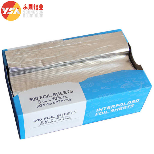 Pop Up Embossed Aluminum Foil Sheets 18 Micron 15cm Customized Packaging Box
