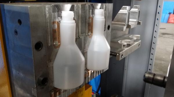Two Cavity Plastic Container Manufacturing Machine Easy To Operate / Maintenance