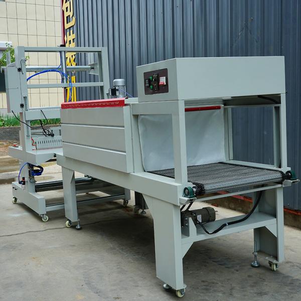Easy Operation Semi Automatic Shrink Wrap Machine Conveying Speed Of 0-15m/min