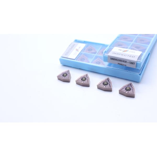 WNMG08 PVD Coated Carbide Turning Insert with 5MT Chipbreaker for Steel and Alloy Steel