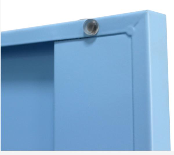 Knock Down Metal Locker Shelves For Mop And Tower Bar