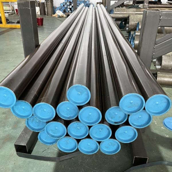ASTM Industrial Hydraulic Cylinder Pipe , E355 DIN2391 ST52 Precision Seamless Steel Tube