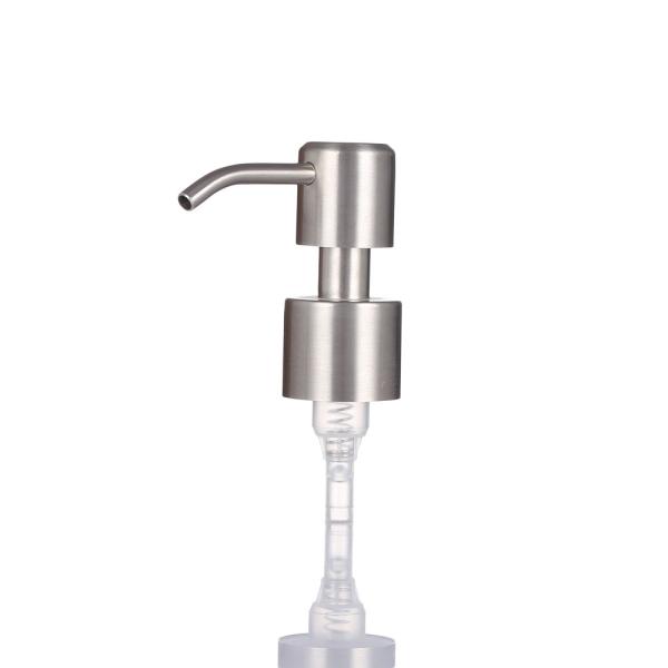 Shiny Sliver Aluminum 28/410 Lotion Pump for PP Bottles Durable and Stylish Design