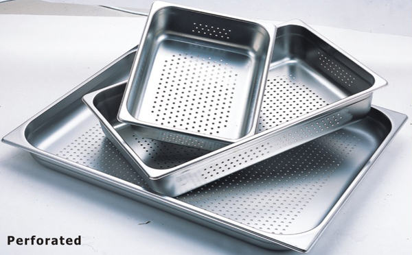 201 Stainless Steel Kitchen Equipment , GN Pan Stainless Steel Gastronorm Pan