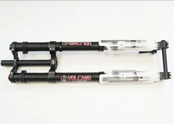 Downhill Suspension Custom Bike Forks Black Dual - Crown Inverted 8 Inch
