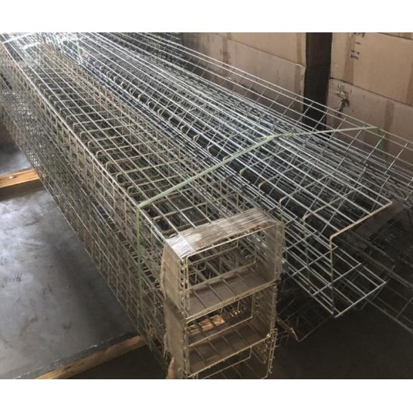 Stainless Steel Wire Basket Cable Tray 50mm-600mm Width