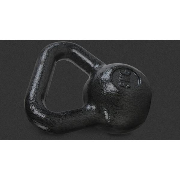 Customized Logo Weightlifting Black Cast Iron Kettlebell For Men Women