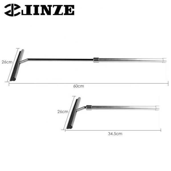 Telescopic Adjustmen Stainless Steel Window Squeegeet Wiper For Shower Door Mirror Floor