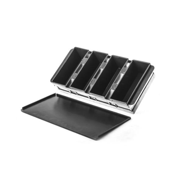 RK Bakeware China Foodservice NSF Drop On Bread Pan Lid Aluminum Alloy Pullman Pan, Non Stick Toast Bread Baking Pan (Панно для хлеба из алюминиевого сплава, без наклеек)