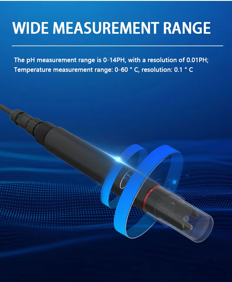 RS485 turbidity sensor with Modbus RTU support and optical fiber isolation for stable and accurate turbidity measurement