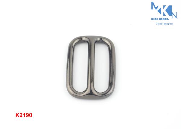 Slider Center do ajustador da correia do metal, de metal do OEM ou do ODM curvaturas para sacos