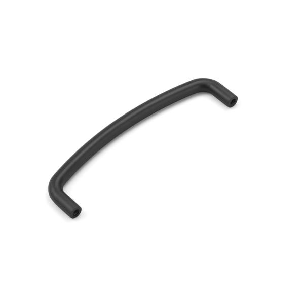 Hollowed Essential Matte Black Alloy Metal cabinet door handles furniture pulls