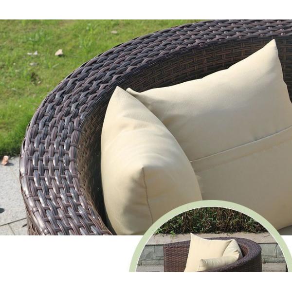 Outdoor Rattan Sofa Set Wicker Furniture Mirror Outdoor Sofa  980x600x410mm