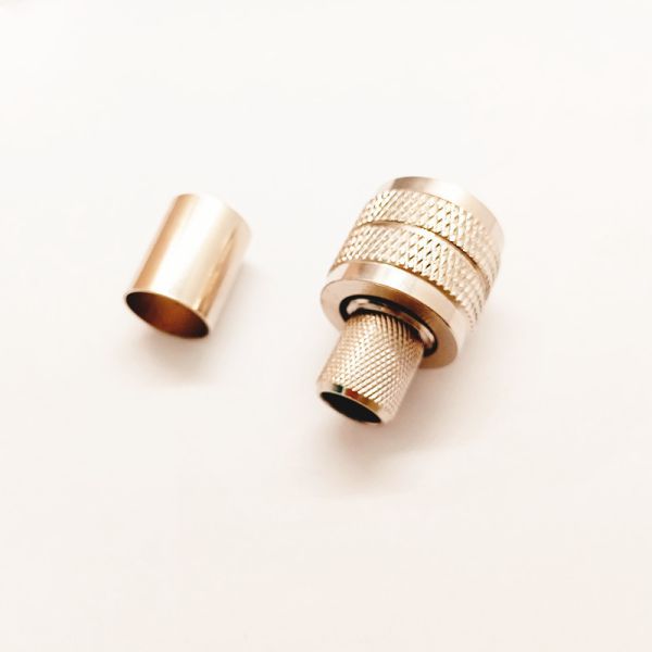 50Ω SL16 PL259 Connector UHF-C-J-7 UHF Male Connector For LMR400 Cable