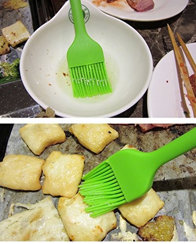 Handheld Silicone Kitchenware Products / Bbq Accessories Silicone Grill Brush