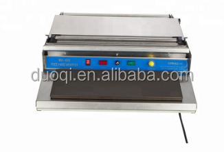 BX-450 Теплорежущая уплотнительная упаковочная машина для упаковки пленки для упаковки фруктов в супермаркетах