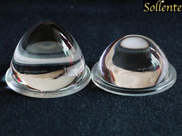 Industrial Light Clear LED Glass Lens With Narrow Angle 35 Degree