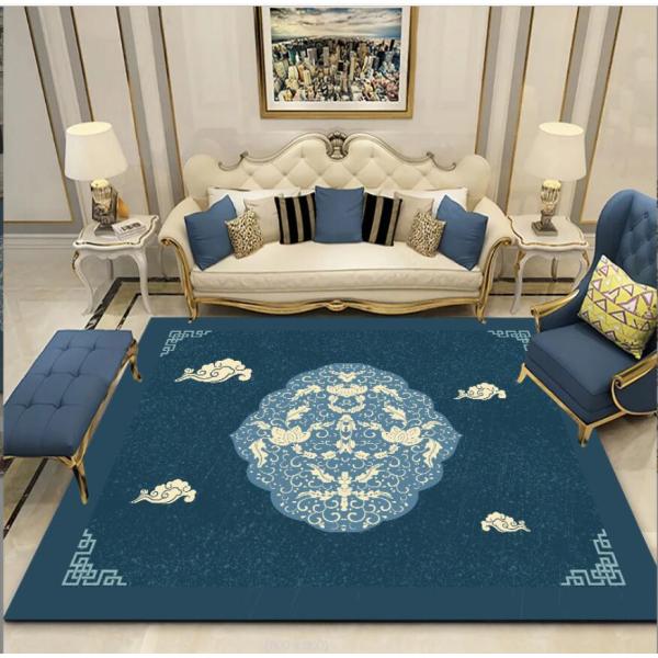 Chinese Classic Crystal Velvet Sofa Bedroom And Living Room Floor Carpets 160*230cm