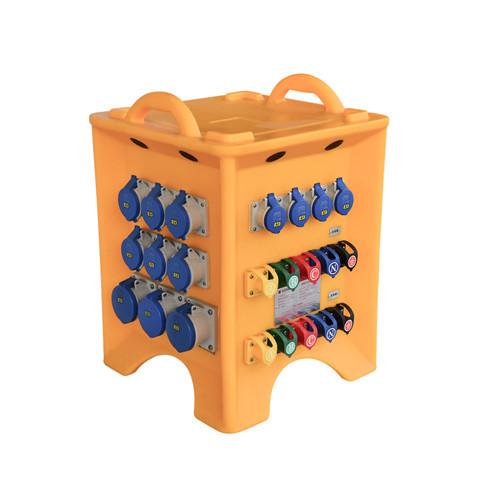 32A Low Voltage Waterproof Stage Power Distribution Box IEC Standard