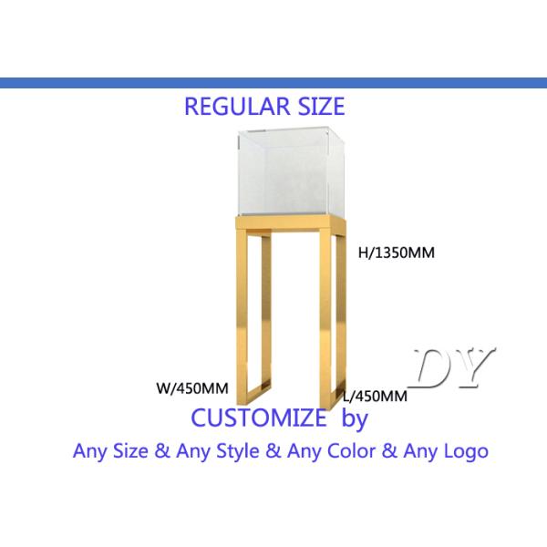 Simlpe Glass Jewellery Cabinet With Eco - Friendly Non - Toxic Materials