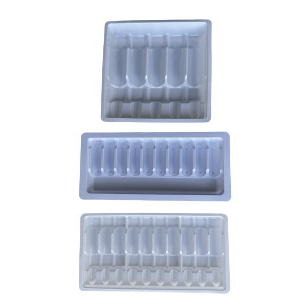PET packaging tray customization medicine water injection ampoule tray customization