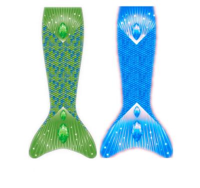 3D Scales Printed Ladies Mermaid Tail , Adult Mermaid Tail With Monofin