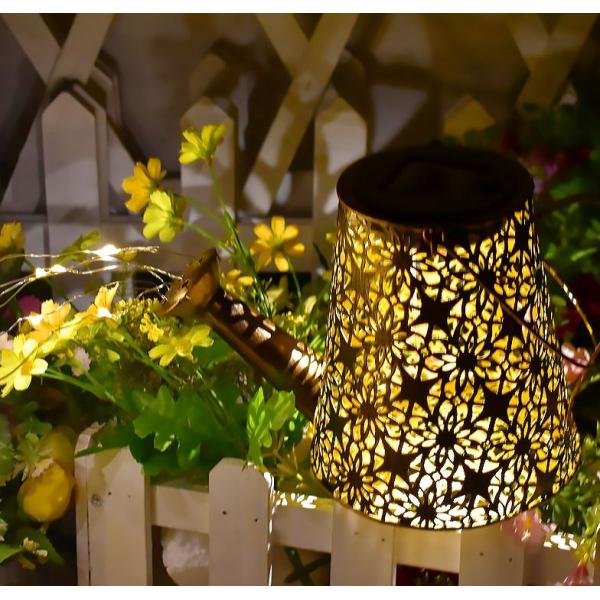 Continuous Lighting Time 8-10h Solar Kettle Light for Outdoor Decorative Lighting