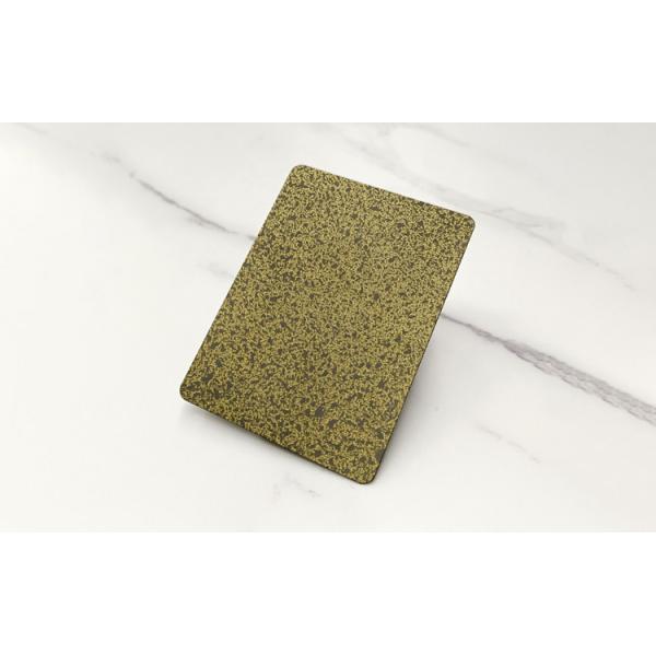 Подгонянный финиш спекла листа нержавеющей стали античный латунный для плиты стены украшения искусства