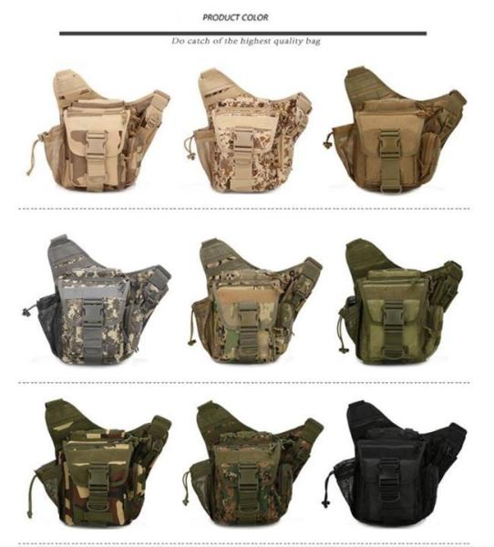 Tactical Camouflage Sports Outdoor Backpack Pack, Traveling, Trekking, Camping, Rover Sling Daypack