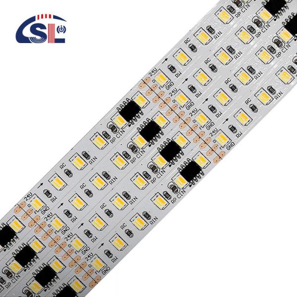 Fluxo de água corrente 12v24v 8mm 120 leds 3000K-6500K Electroplate SMD2835 Led Strip Light